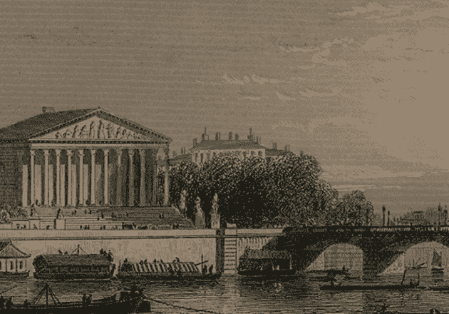 Image of The contract for candle lighting and wood heating at Palais Bourbon